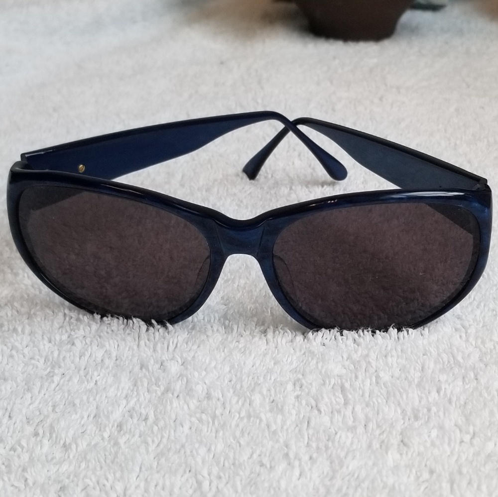 Blue 80's Karen Walker Sunglasses - Picture 6 of 8